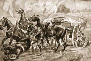 Çavuş W.G., liderleri vurulmuş bir silahlı ekibi kurtarıyor ve hayatta kalan atları ve adamları güvenli bir yere getiriyor.